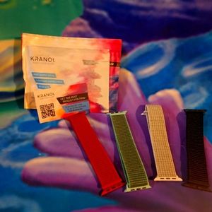 4 pack multi coloredapple watch bands